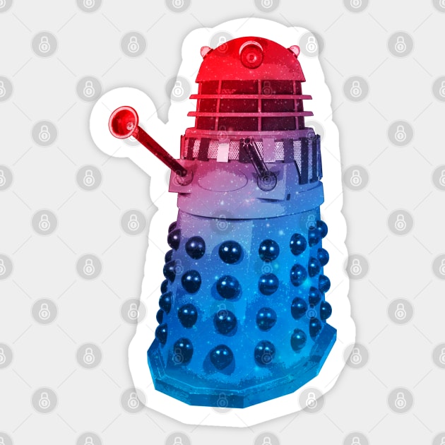 Dalek Cosmos Sticker by BeeryMethod